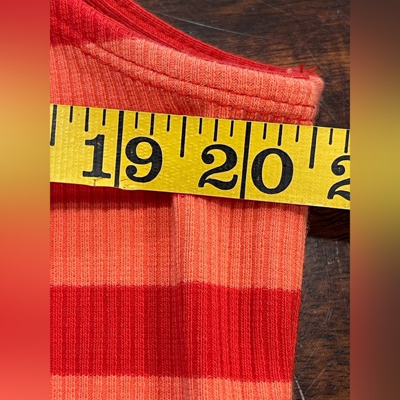 🆕St John’s bay ladies NWT red orange striped sleeveless ribbed pullover size XL - Picture 10 of 10